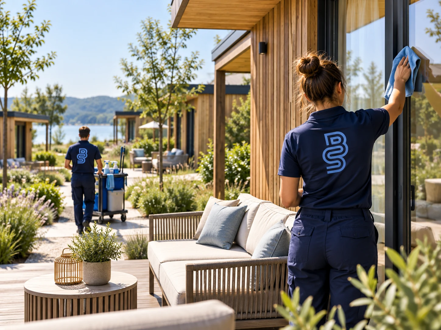 Chalets en lodges op een vakantiepark